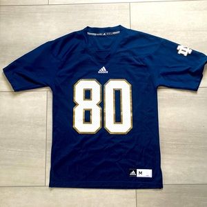 Adidas size adult medium Notre Dame football jersey #80